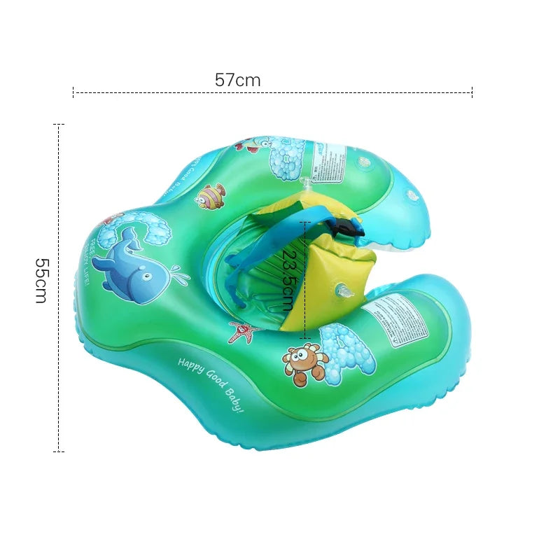 Swim Ring for Baby New Children'S Party Circle Cartoon Inflatable Swimming Ring Kids Swimming Pool Bathing Inflatable Lifebuoy