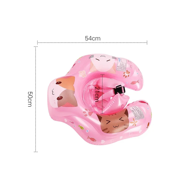 Swim Ring for Baby New Children'S Party Circle Cartoon Inflatable Swimming Ring Kids Swimming Pool Bathing Inflatable Lifebuoy