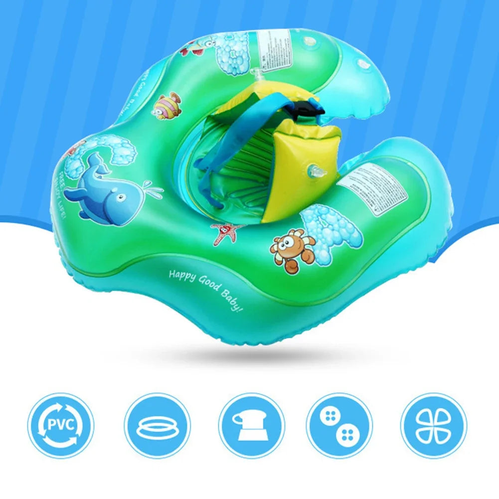 Swim Ring for Baby New Children'S Party Circle Cartoon Inflatable Swimming Ring Kids Swimming Pool Bathing Inflatable Lifebuoy