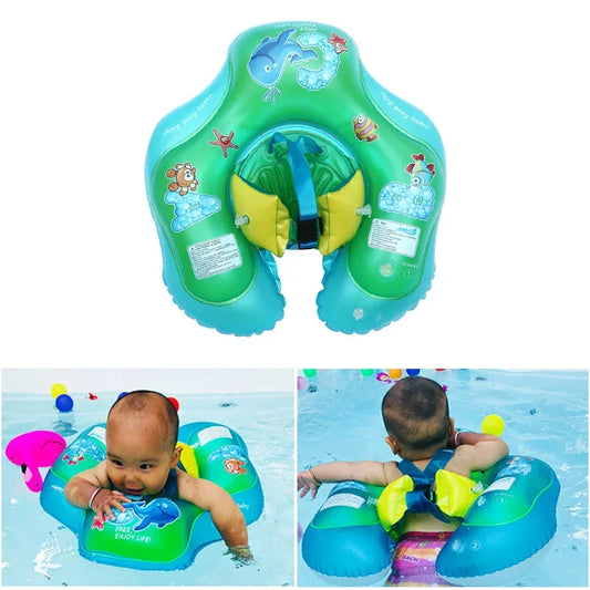 Swim Ring for Baby New Children'S Party Circle Cartoon Inflatable Swimming Ring Kids Swimming Pool Bathing Inflatable Lifebuoy